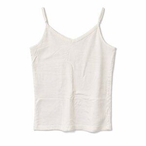 🦜LEYLA Basic White tank top with flower ruffle - 42